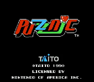 Puzznic (USA) screen shot title